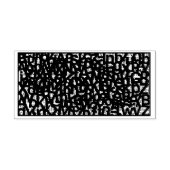 Vertrouwelijke documentbeveiliging zelfinktende stempel (Design)