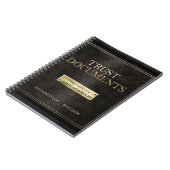 Vertrouwelijke documenten notitieboek (Linkerzijde)