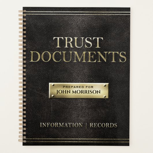 Vertrouwelijke documenten planner (Voorkant)
