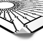 Vertrouwelijke draak: GROTE DIY-kleuren door Sonja Poster (Hoek)