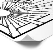 Vertrouwelijke draak: Poster met een DIY-kleurstof (Hoek)