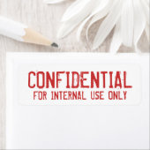 VERTROUWELIJKE etiketten (Insitu)