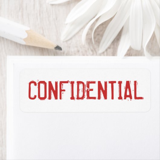 VERTROUWELIJKE etiketten (Insitu)