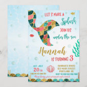 Vertrouwelijke feestdag in het kader van de uitnod kaart (Voorkant / Achterkant)