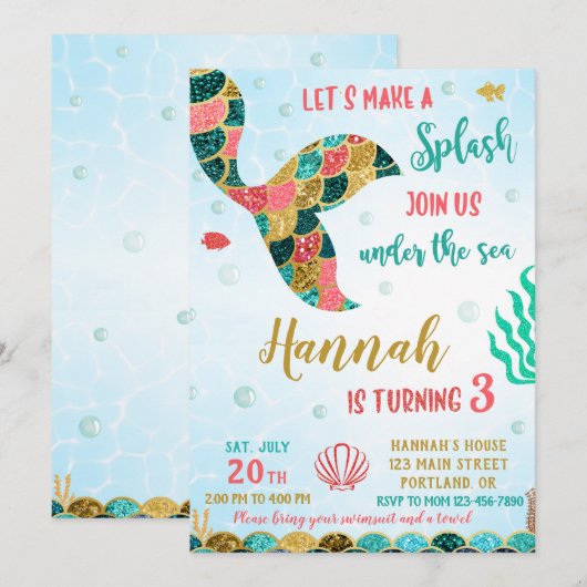 Vertrouwelijke feestdag in het kader van de uitnod kaart (Voorkant / Achterkant)