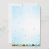 Vertrouwelijke feestdag in het kader van de uitnod kaart (Achterkant)