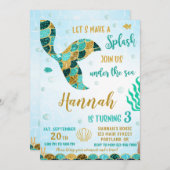 Vertrouwelijke feestdag in het kader van de uitnod kaart (Voorkant / Achterkant)