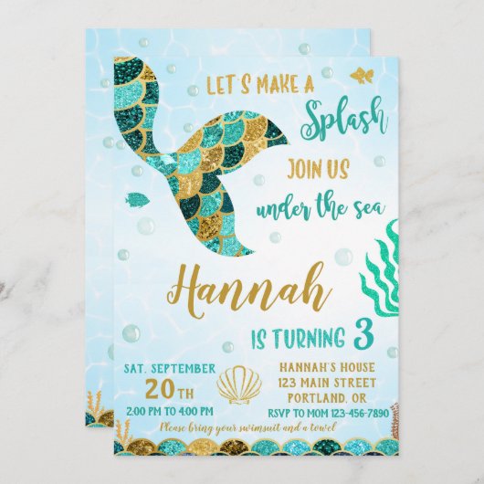 Vertrouwelijke feestdag in het kader van de uitnod kaart (Voorkant / Achterkant)