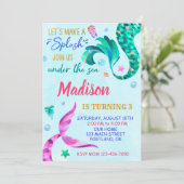 Vertrouwelijke feestdag in het kader van de uitnod kaart (Staand voorkant)