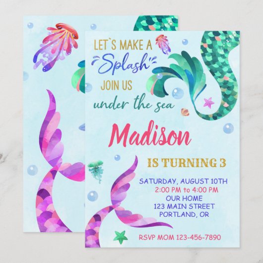 Vertrouwelijke feestdag in het kader van de uitnod kaart (Voorkant / Achterkant)