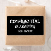 VERTROUWELIJKE GERUBRICEERDE TOP SECRET LABELS (Insitu)