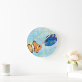 Vertrouwelijke gezichten ronde klok (Huis)