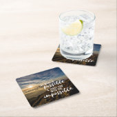 Vertrouwelijke God Inspirerend Christelijk Kartonnen Onderzetters (Insitu)