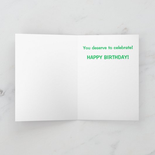 Vertrouwelijke kippendag kaart (Binnen)