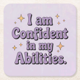 Vertrouwelijke Lavendel Onderzetter Set