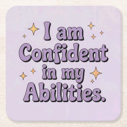 Vertrouwelijke Lavendel Onderzetter Set (Voorkant)