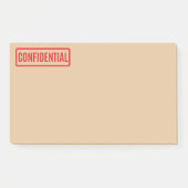 Vertrouwelijke Post-it notities Post-it® Notes (Voorkant)