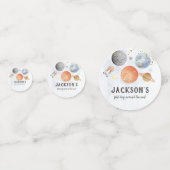 Vertrouwelijke ruimte confetti (Achterkanten)