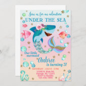 Vertrouwelijke uitnodiging voor Mershark meisje, o (Voorkant / Achterkant)