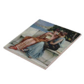 Vertrouwelijkheid (olie op canvas) tegeltje (Zijkant)