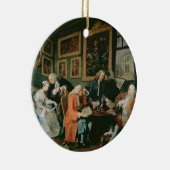 Vertrouwen a la Mode: I - De huwelijksschikking, c Keramisch Ornament (Rechts)