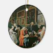 Vertrouwen a la Mode: I - De huwelijksschikking, c Keramisch Ornament (Links)