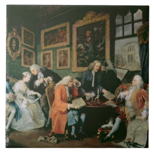 Vertrouwen a la Mode: I - De huwelijksschikking, c Tegeltje