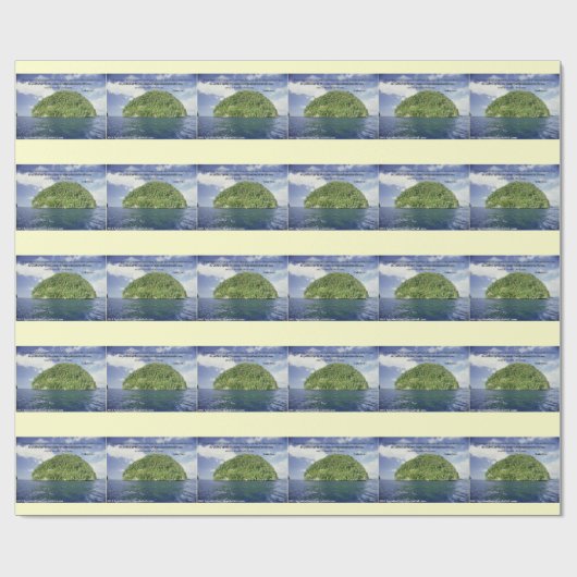 Vertrouwen als mosterdzaad cadeaupapier (Vlak)