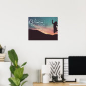 Vertrouwen dat leidt tot verwezenlijking poster (Thuiskantoor)