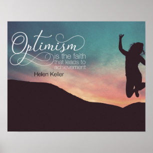 Vertrouwen dat leidt tot verwezenlijking poster