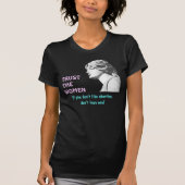 VERTROUWEN DE VROUWEN donker shirt (Voorkant)