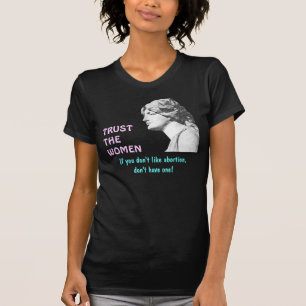 VERTROUWEN DE VROUWEN donker shirt