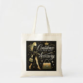 Vertrouwen eerst – Chic Power Tote Bag (Voorkant)
