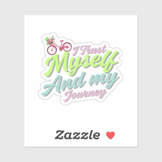 vertrouwen en empowerment sticker (Vel)