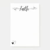 Vertrouwen en hart post-it® notes (Voorkant)