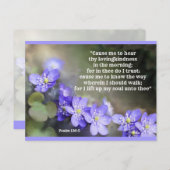 Vertrouwen en vertrouwen in God Briefkaart (Voorkant / Achterkant)