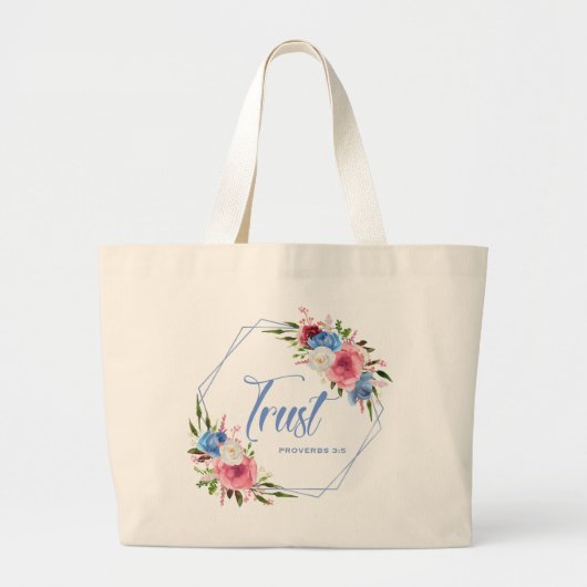Vertrouwen Grote Tote Bag (Voorkant)