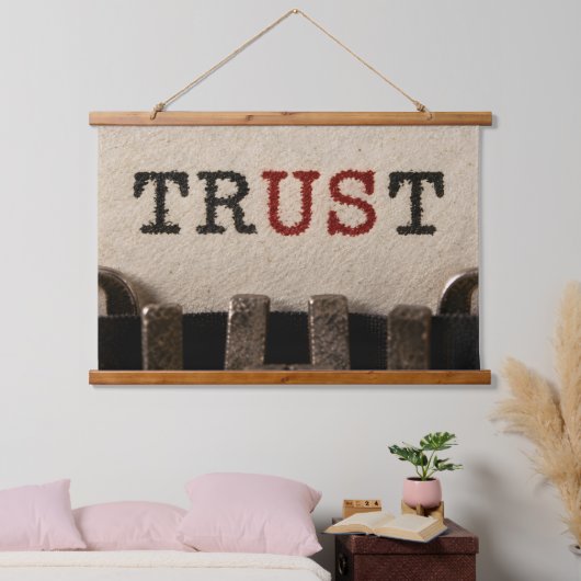 Vertrouwen Hangend Wandkleed (Slaapkamer)
