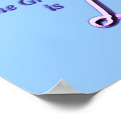 Vertrouwen, hoop liefde Grootste Bijbelse scriptie Poster (Hoek)