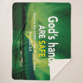 VERTROUWEN IN DE Christelijke LORD Sherpa Deken (Voorkant)