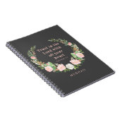 Vertrouwen in de Floral Wreath Scripting van Lord  Notitieboek (Rechterzijde)