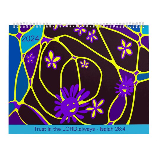 Vertrouwen in de Heer Altijd - Jesaja 26:4 Kalende Kalender (Hoes)