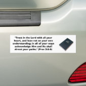 Vertrouwen in de Heer Bumpersticker (Op auto)