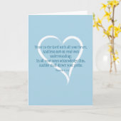 Vertrouwen in de Heer Kaart (Gele Bloem)