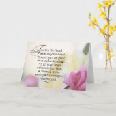 Vertrouwen in de Heer Kaart (Gele Bloem)