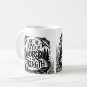 Vertrouwen in de Heer" Koffiemok (Voorkant links)