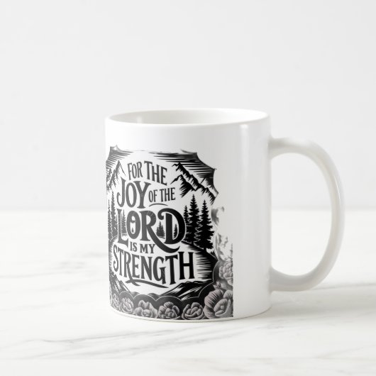 Vertrouwen in de Heer" Koffiemok (Rechts)