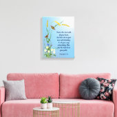 Vertrouwen in de Heer met al je hart Bijbel Verse Canvas Afdruk (Insitu (Woonkamer))