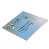 Vertrouwen in de Heer met al je hart Bijbel Verse Tegeltje (Zijkant)