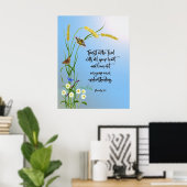 Vertrouwen in de Heer met al je hart Poster (Thuiskantoor)